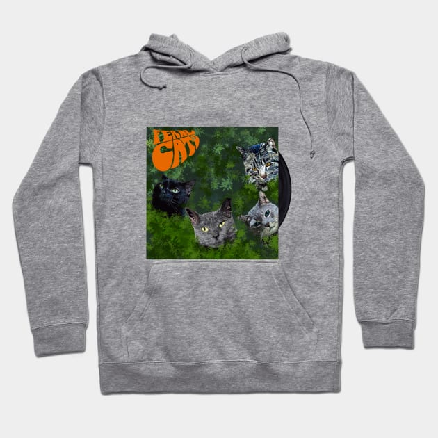 Rubber Soul Cats Hoodie by TAP4242